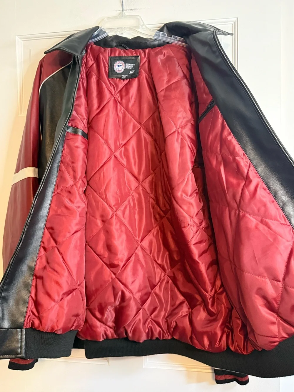 Vintage Indiana Hoosiers Leather Bomber Jacket